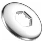 CANOPLA SEXTAVADA DE 1/2 INOX