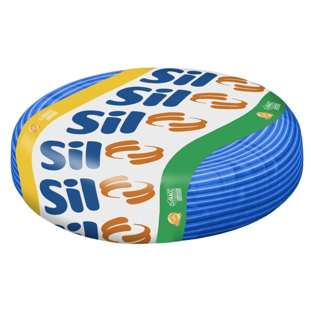 FIO CABINHO FLEX 04,0MM AZUL ROLO 100M SIL