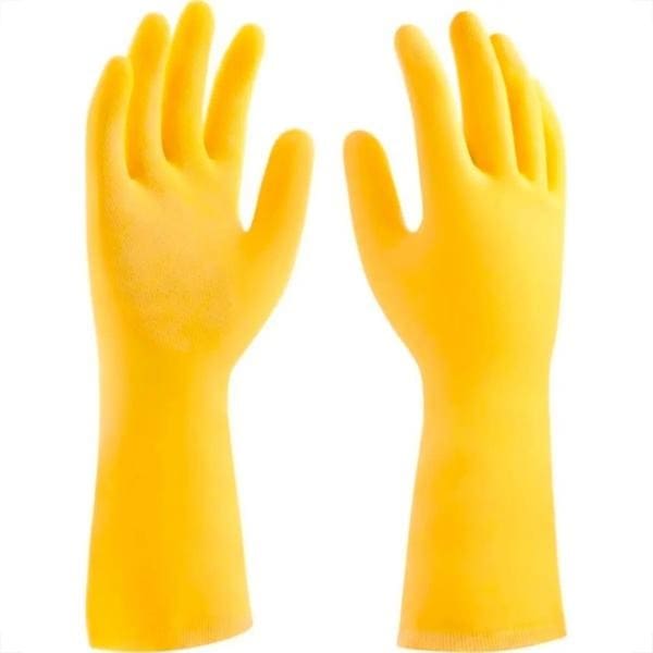 LUVA LATEX AMARELA GRANDE 230-8 MUCAMBO