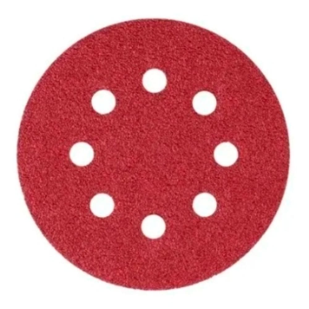 DISCO LIXA VELCRO FERTAK COM FURO 41/2 240 125MM