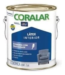 TINTA LATEX MAIS ECONOMICO GALAO BRANCO FOSCO CORALAR